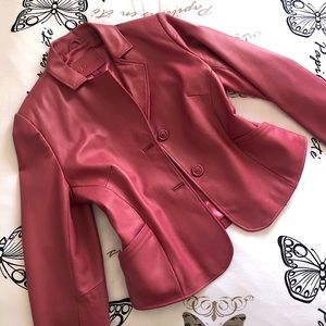 Jessica Women's Rose Leather Jacket